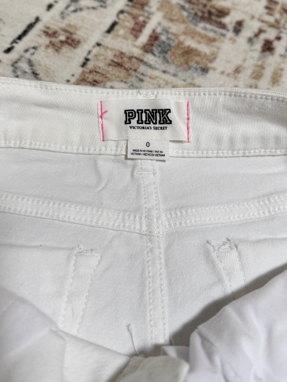 Pink VS Frayed Denim Cutoff Shorts - Picture 5 of 5